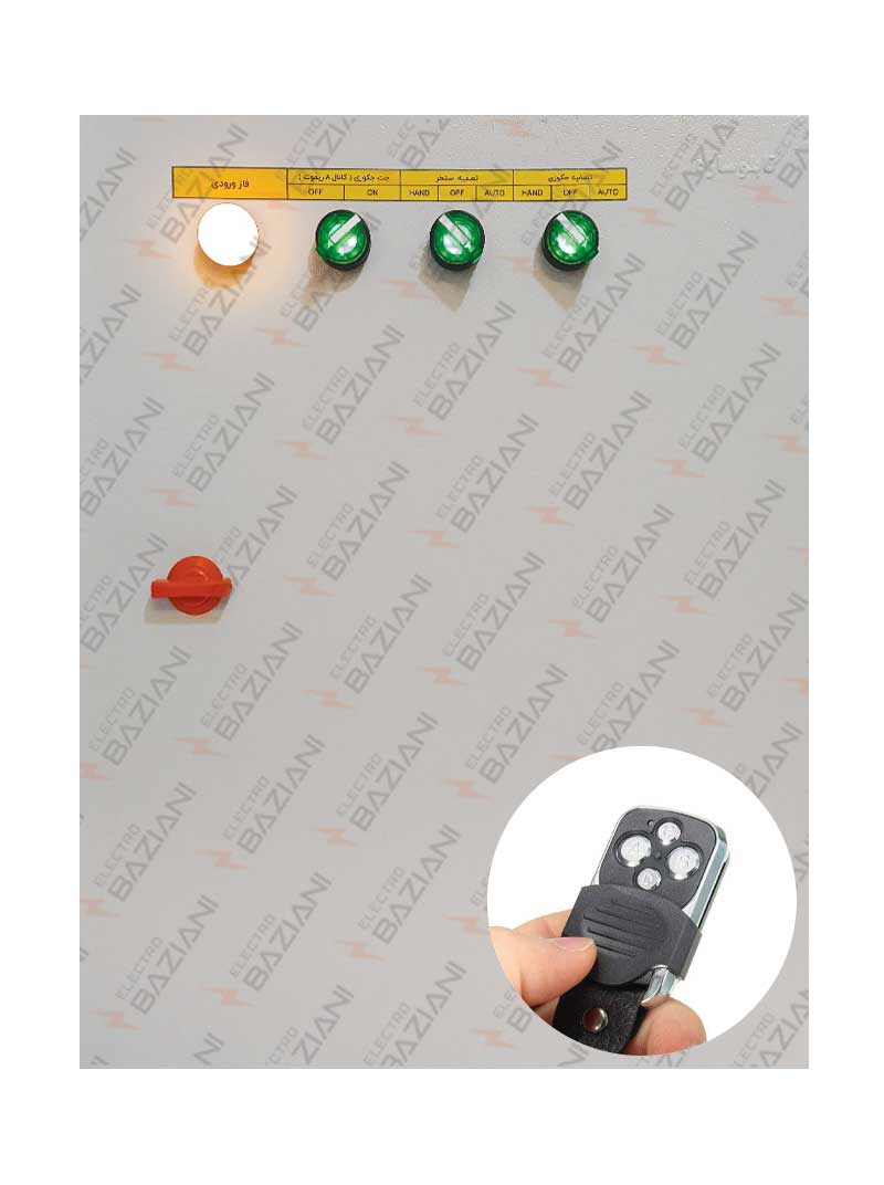 2EA1PT6-001 تابلو برق استخر و آبنما سه پمپه اقتصادی